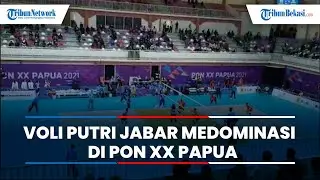 Voli Putri Jawa Barat Menunjukkan Dominasinya di PON XX Papua.