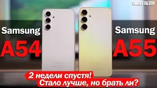 2 НЕДЕЛИ С Samsung A55 vs A54: А ТАК ЛИ ВСЁ ПЛОХО?