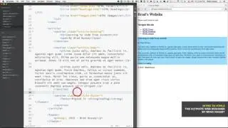004 Intro to HTML5 Tags Header, Footer, Nav, Section, Article, Aside  Time