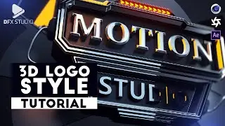 3D LOGO STYLE | Cinema 4D,Octane TUTORIAL
