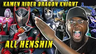 Kamen Rider Dragon Knight All Rider Henshin & Forms | Reaction Video | All Dragon Knight Riders