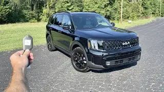 2024 Kia Telluride SX Prestige X PRO: Start Up, Test Drive, Walkaround, POV and Review