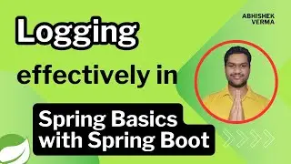 Logging in Spring Boot | Implementing Logging in Spring Boot application