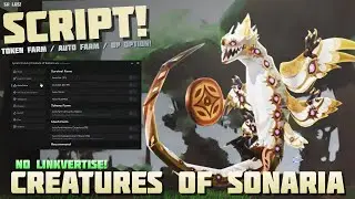 [New 🦖] Creatures of Sonaria Script 🔥 No Linkvertise! Auto Farm / OP options! 🔥PC & Mobile! - (2024)