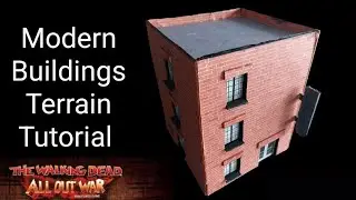 How To Make MODERN BUILDINGS For Wargames Like Walking Dead, Marvel Crisis & Many Other Games!