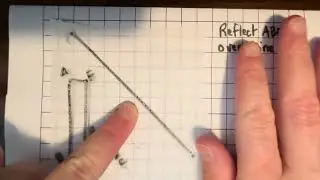 Reflect a shape with tracing paper