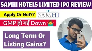 SAHMI HOTELS LIMITED IPO - APPLY OR AVOID?