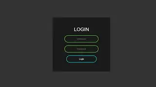 Animated Login Form Using Only HTML and CSS