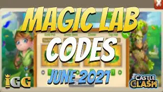 NEW MAGIC LAB CODES JUNE 2021 | CASTLE CLASH