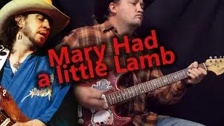 Играем главный рифф Mary had a little lamb - SRV! Разбор с табулатурами!