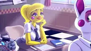 Чика Моника   Все Секретные Концовки #1 Fnaf 7 Русская Озвучка Аниме Ultimate Cu