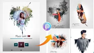 PicsArt Music Layout Effect photo Editing !! PicsArt music lover photo editing