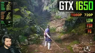 GTX 1650 - Black Myth: Wukong - Low Settings, FSR, Frame Generation!