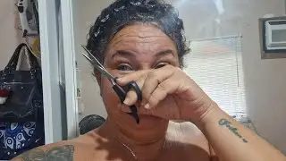 CORTEI MEU CABELO SOZINHA
