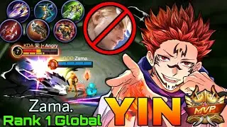 Losing? Me? Not likely!! Yin Monster Hyper - Top 1 Global Yin by Zama. - Mobile Legends