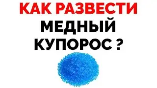 Как развести медный купорос для обработки стен от плесени ?