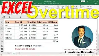 How to Calculate Ovetime Hour in Excel - Labour Costing