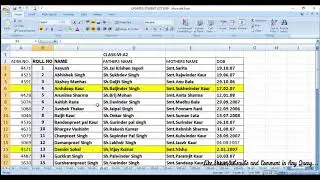 HOW TO ARRANGE  STUDENT RECORD ACCORING TO NAMES Alphabetical order