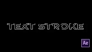 How to Trim Paths Text Animation Effect | Adobe After Effects Tutorial