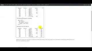 LOCF : Sample question for Clinical Trials Programming Exam