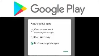 How to Disable Auto update Apps on Google Play Store