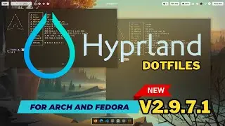 ML4W Dotfiles for Hyprland 2.9.7.1 for Arch and Fedora. NEW rofi and waybar theme, dock and wlogout