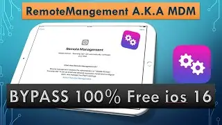 MDM Bypass ios 18,17,16 FREE Remote Management Windows Platform 2023