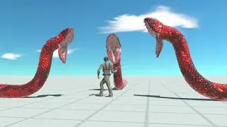 3x TITANOBOA vs EVERY UNIT - Animal Revolt Battle Simulator