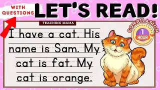 READING COMPREHENSION | READING COMPILATION VIDEO | 1 HOUR PRACTICE READING ENGLISH | TEACHING MAMA