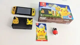 Unboxing Pokémon Let’s Go Pikachu & Eevee Nintendo Switch BUNDLE!