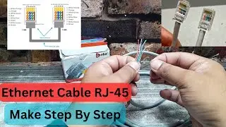how to wire up ethernet plugs the easy way || lan cable kaise banaye || lan cable crimping