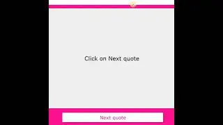 Quote generator Python