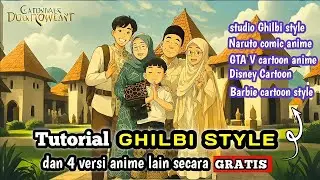 TUTORIAL EDIT ALA GHILBI STYLE DAN VERSI LAINNYA GRATIS || VIRAL TIKTOK 🔥