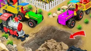 Diy tractor mini Bulldozer to making concrete road | Construction Vehicles, Road Roller
