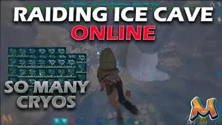 RAIDING ISLAND ICE CAVE ONLINE! | ARK