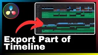 How to Export Part of  Timeline in DaVinci Resolve