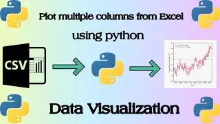 Plot Data from multiple columns from Excel file (csv)