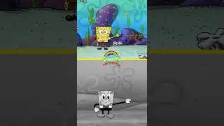 SpongeBob & TMNT | SpongeBob menjadi hitam & putih | Nickelodeon Bahasa