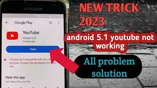 How To Fix Youtube App Not Working Problem \android 5.1 youtube not working
