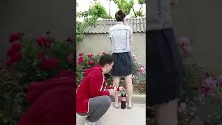 Cool Prank Poured under the skirt of Cola🤣 
