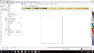 Cara memunculkan rules/garis tepi di Corel Draw