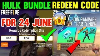 VOUCHER AND BUNDLE REDEEM CODE FREE FIRE 24 JUNE | Today Redeem Code Free Fire INDIA