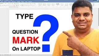 How To Type Question Mark in Laptop (Lenovo, Dell, HP, MacBook)