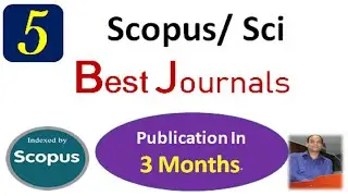Quick Publication Scopus and Sci Multidisciplinary Journals