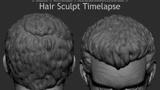 Hair Sculpt Timelapse
