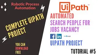 UiPath project workflow Free download!!  | Search skilled people from web site for hire