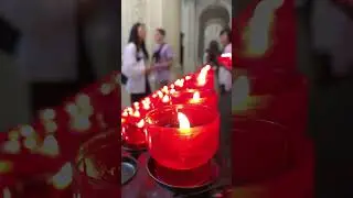 Люблю подобные свечи в католических храмах ☺️ Мюнхен #германия