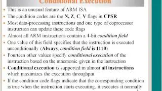 ARM ISA and Processor Variants, Different Types of Instructions, ARM Instruction set