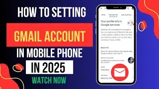 How to setting gmail account 2025#gmail account setting Ka tariqa#google account setting#MWN0.3#2025