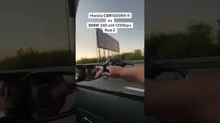 BMW едет быстрее мотоцикла 🤙🤙🤙